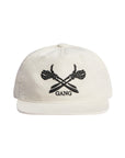 COURDROY LOW BRIM TRUCKER HAT / OFF WHITE