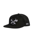 COURDROY LOW BRIM TRUCKER HAT / JET BLACK