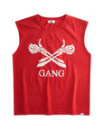 GANG MUSCLE TEE / BANDANA RED