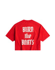 CROPPED GANG TEE / BANDANA RED