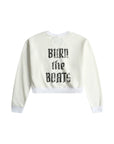 CROPPED GANG SWEATSHIRT / WHITE