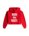 CROPPED GANG HOODIE / BANDANA RED