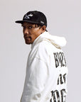 COURDROY LOW BRIM TRUCKER HAT / JET BLACK