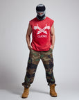 GANG MUSCLE TEE / BANDANA RED