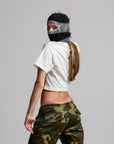 CROPPED GANG TEE / WHITE