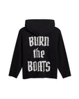 HEAVYWEIGHT RAW GANG HOODIE / W JET BLACK