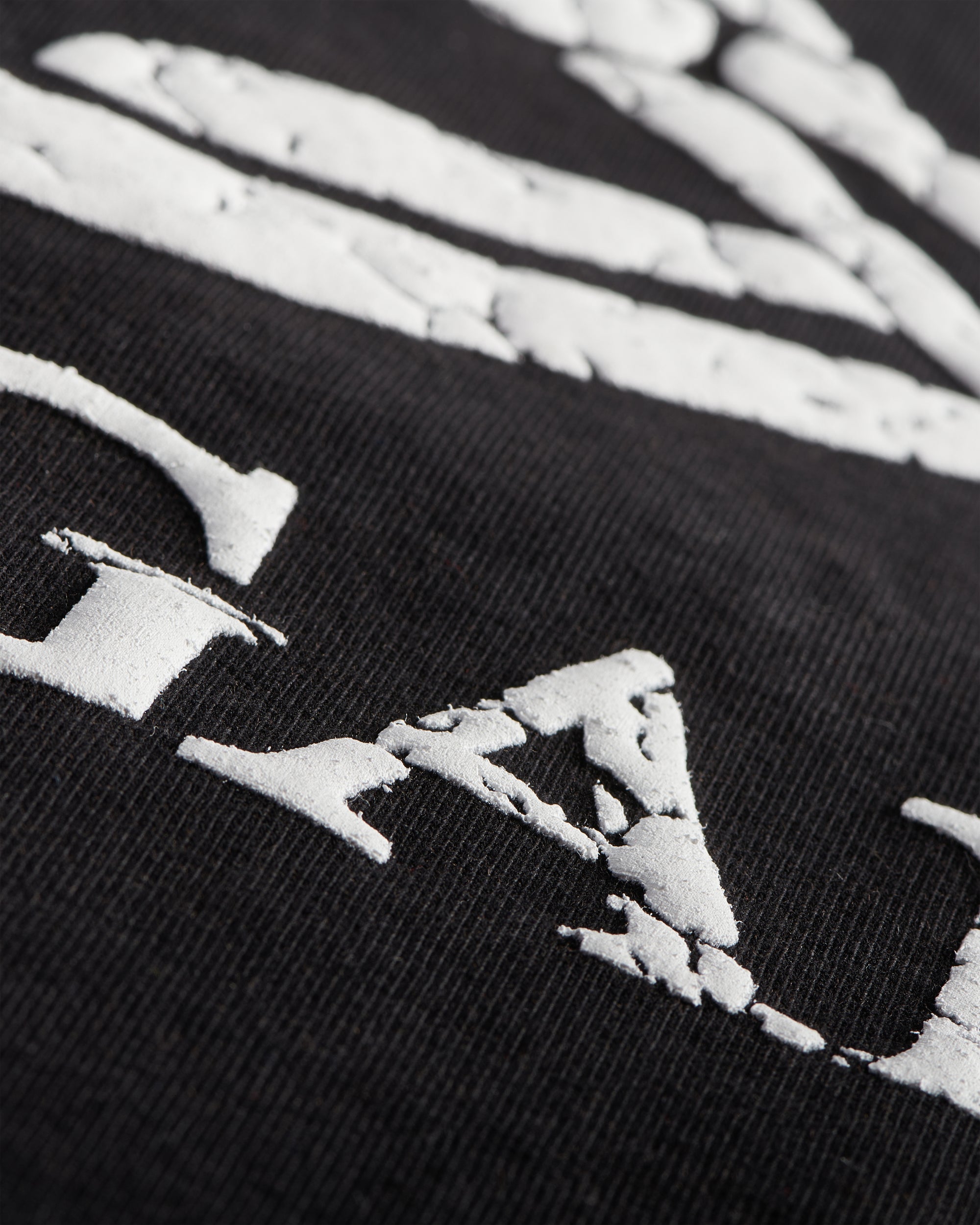 SLEEVELESS RAW GANG HOODIE / JET BLACK