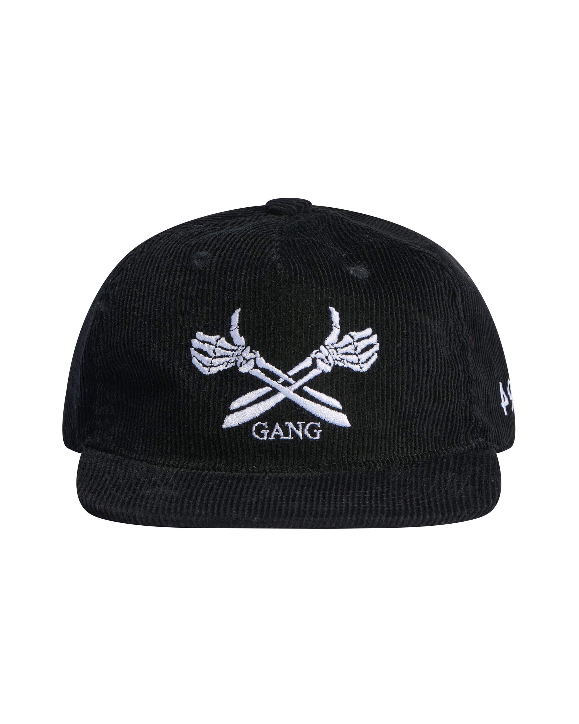 COURDROY LOW BRIM TRUCKER HAT / JET BLACK