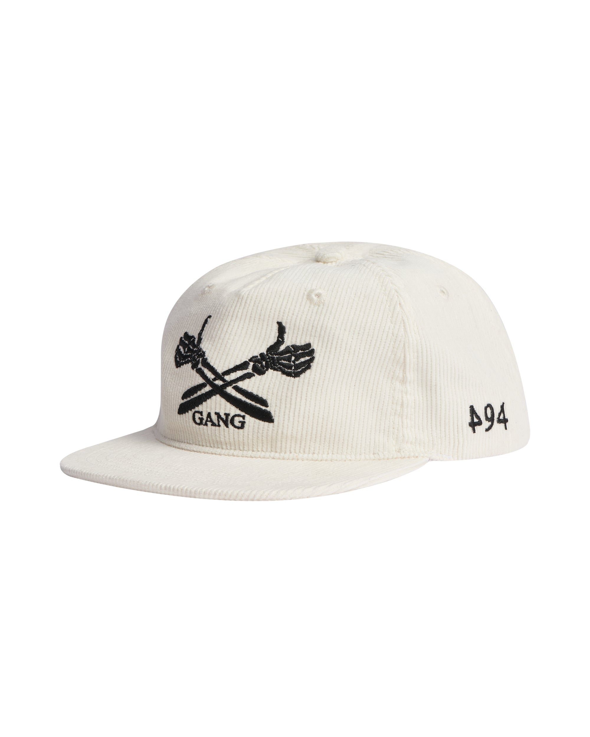 COURDROY LOW BRIM TRUCKER HAT / OFF WHITE