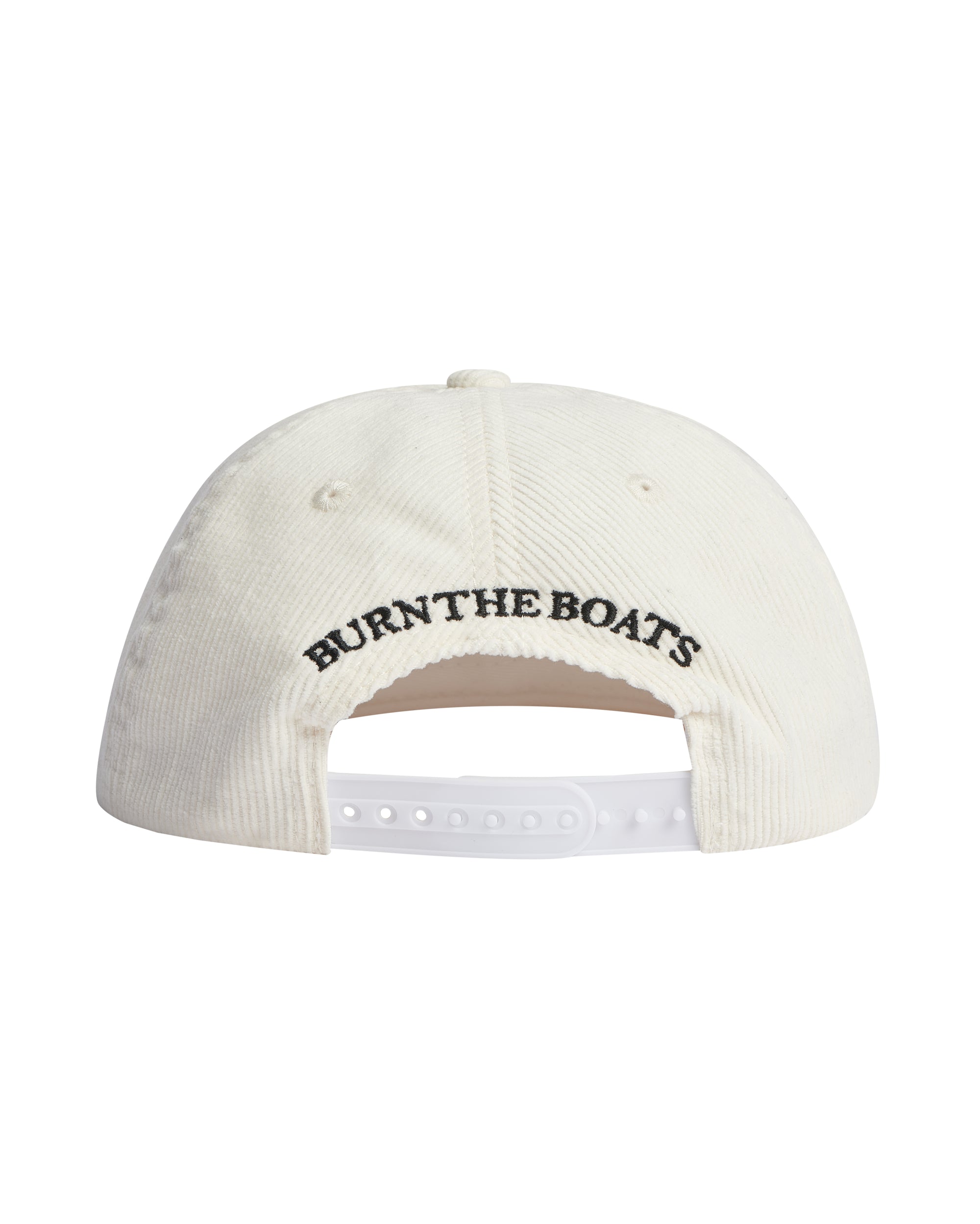 COURDROY LOW BRIM TRUCKER HAT / OFF WHITE