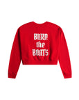 CROPPED GANG SWEATSHIRT / BANDANA RED