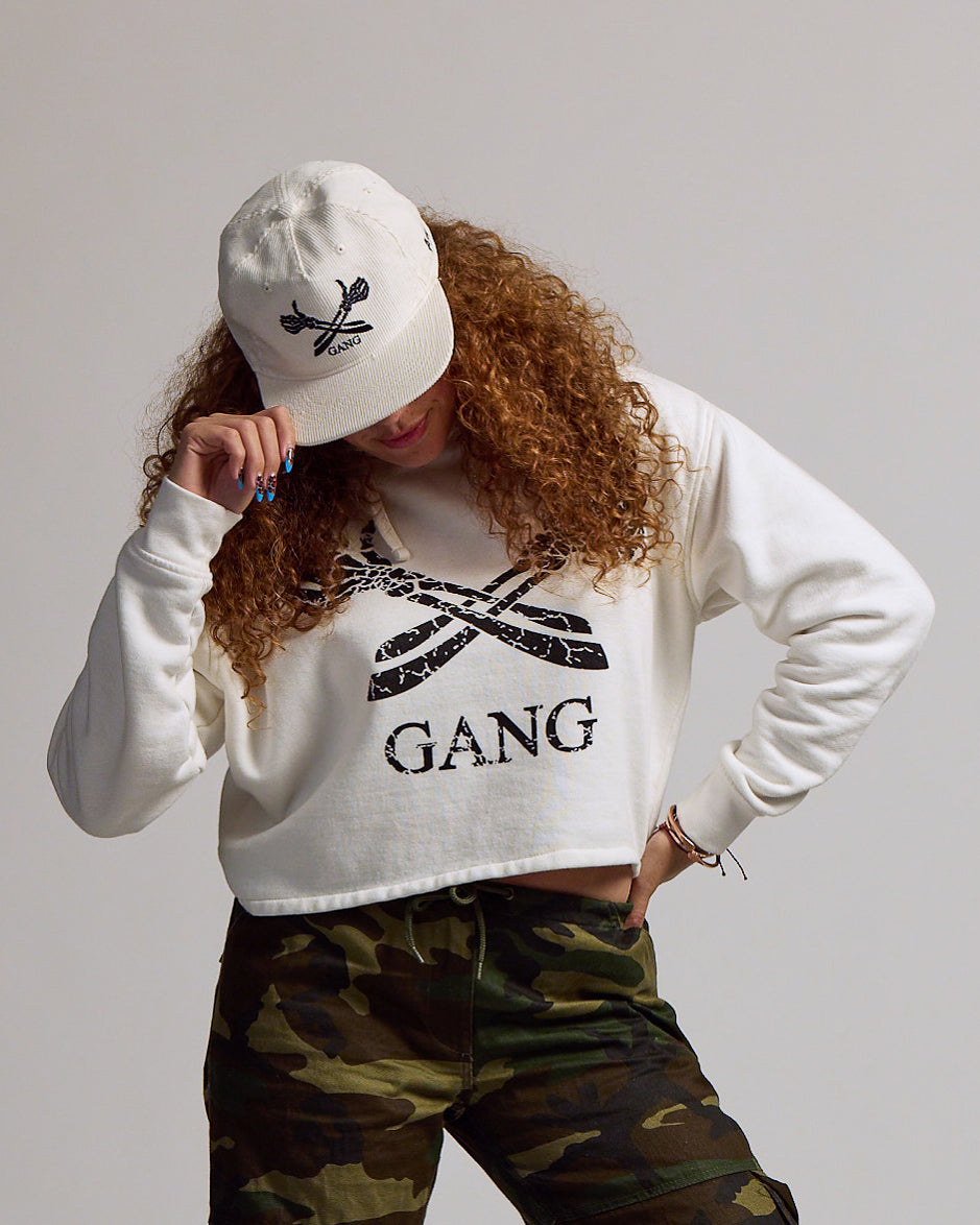 COURDROY LOW BRIM TRUCKER HAT / OFF WHITE