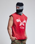 GANG MUSCLE TEE / BANDANA RED