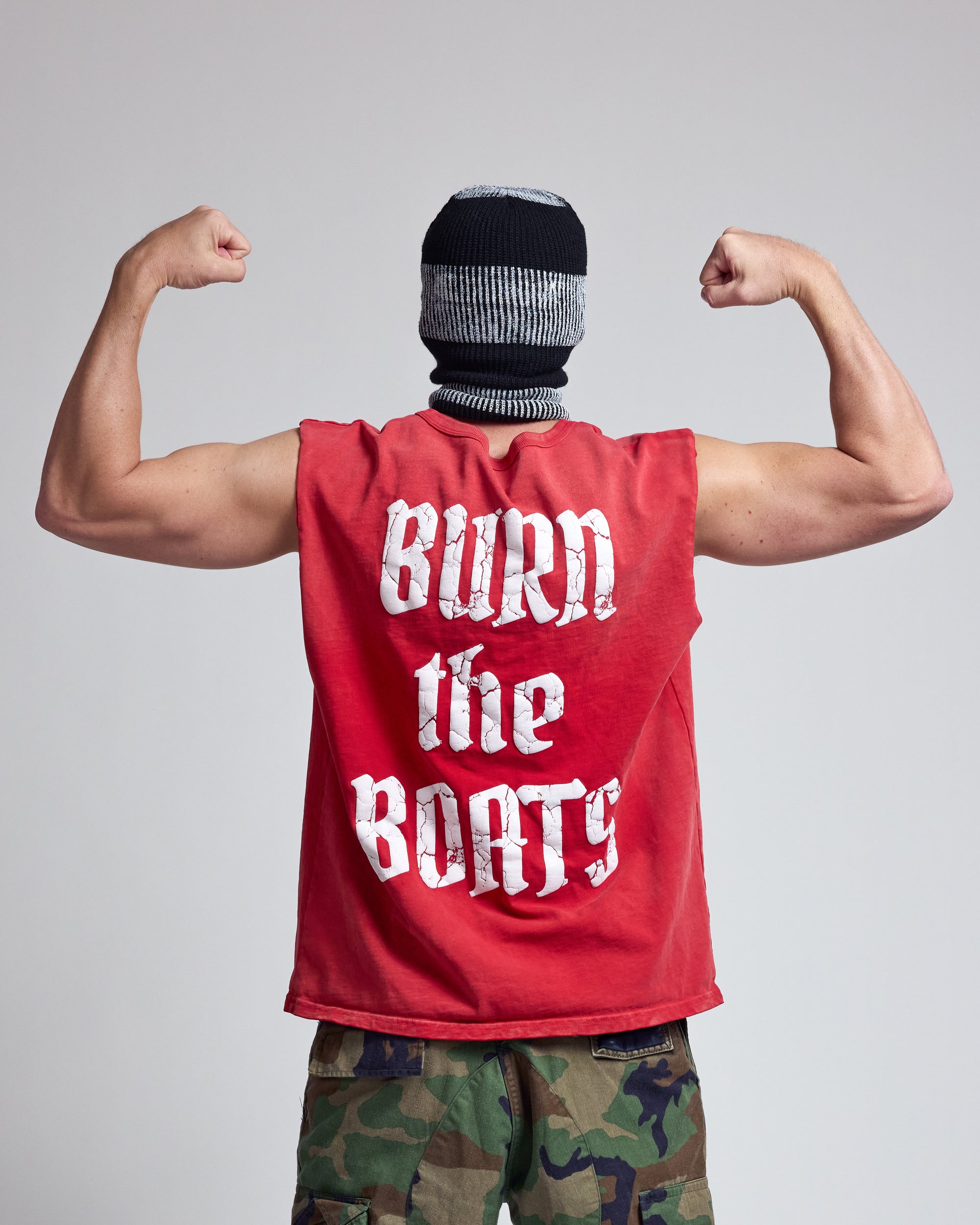 GANG MUSCLE TEE / BANDANA RED