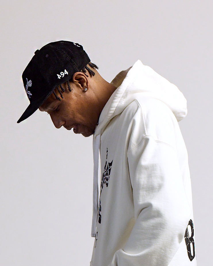 COURDROY LOW BRIM TRUCKER HAT / JET BLACK