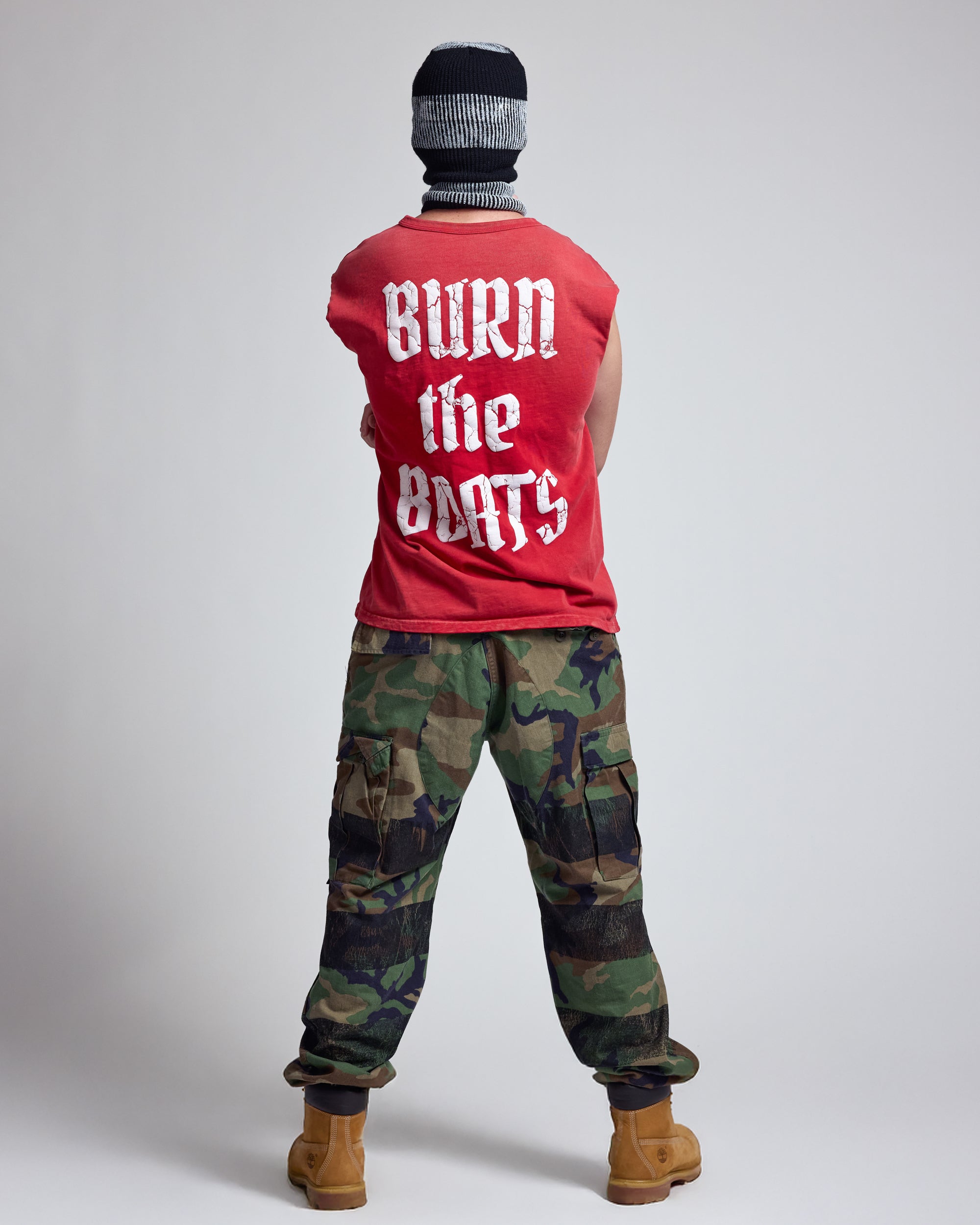 GANG MUSCLE TEE / BANDANA RED