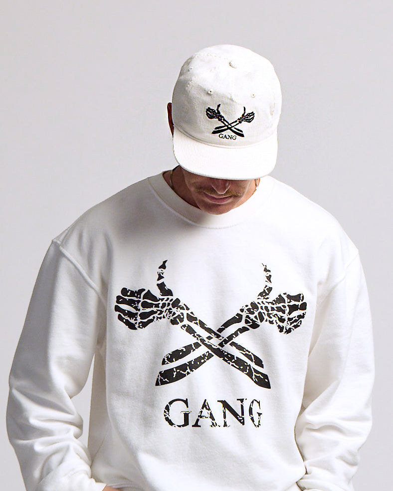 COURDROY LOW BRIM TRUCKER HAT / OFF WHITE
