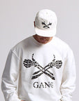 COURDROY LOW BRIM TRUCKER HAT / OFF WHITE