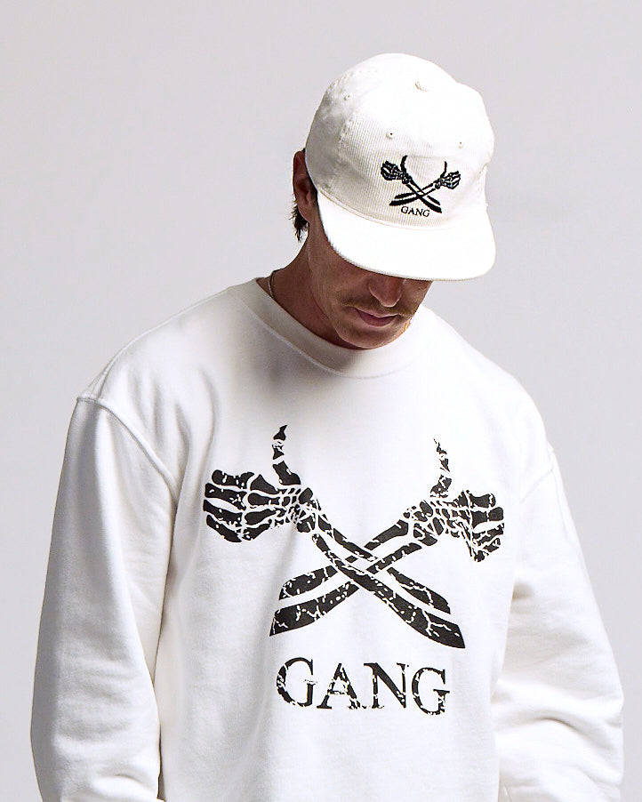 COURDROY LOW BRIM TRUCKER HAT / OFF WHITE