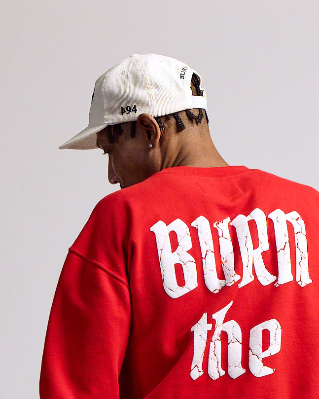 COURDROY LOW BRIM TRUCKER HAT / OFF WHITE